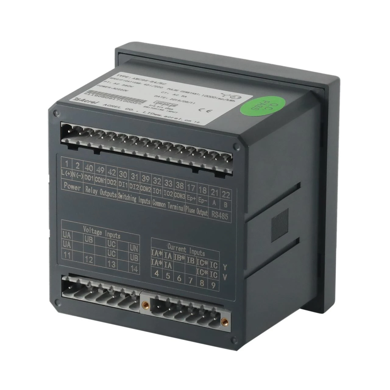 Three Phase Kwh Meter Functions