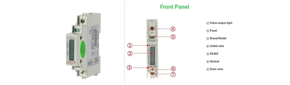 Acrel Single Phase Energy Meter Apply in South Africa Power Distribution Cabi...